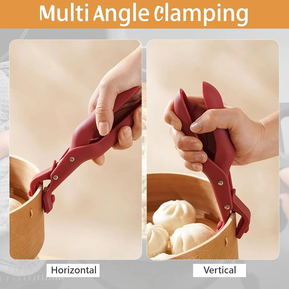 Multi-Purpose Anti-Scald Bowl Holder Clip for Kitchen