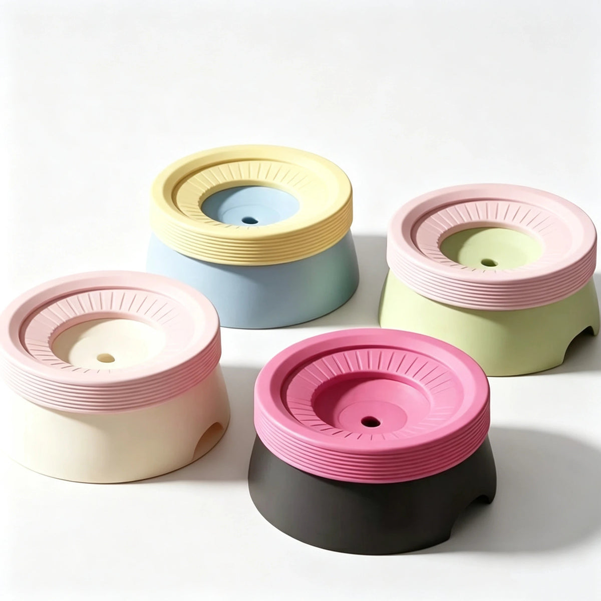 Anti‑Splash Floating Pet Water Bowl for Dogs and Cats