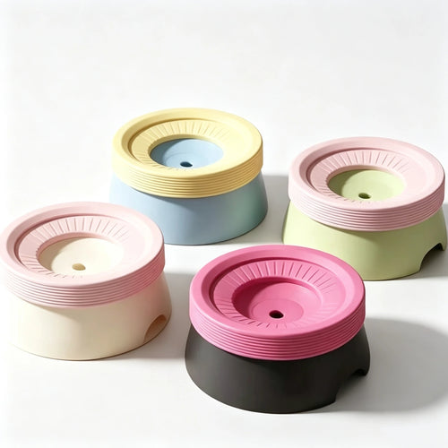 Anti‑Splash Floating Pet Water Bowl for Dogs and Cats
