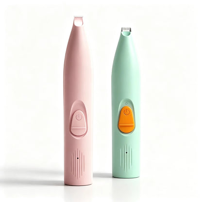 Rechargeable Pet Partial Hair Trimmer With LED Light