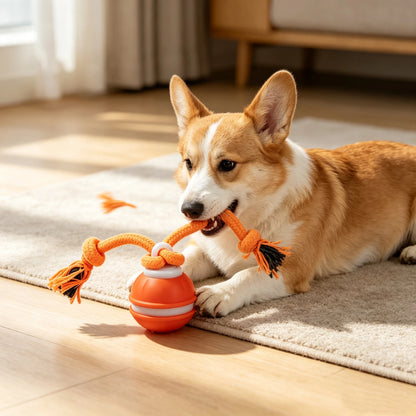 Interactive Electric Rope‑Ball Pet Chew Toy for Dogs