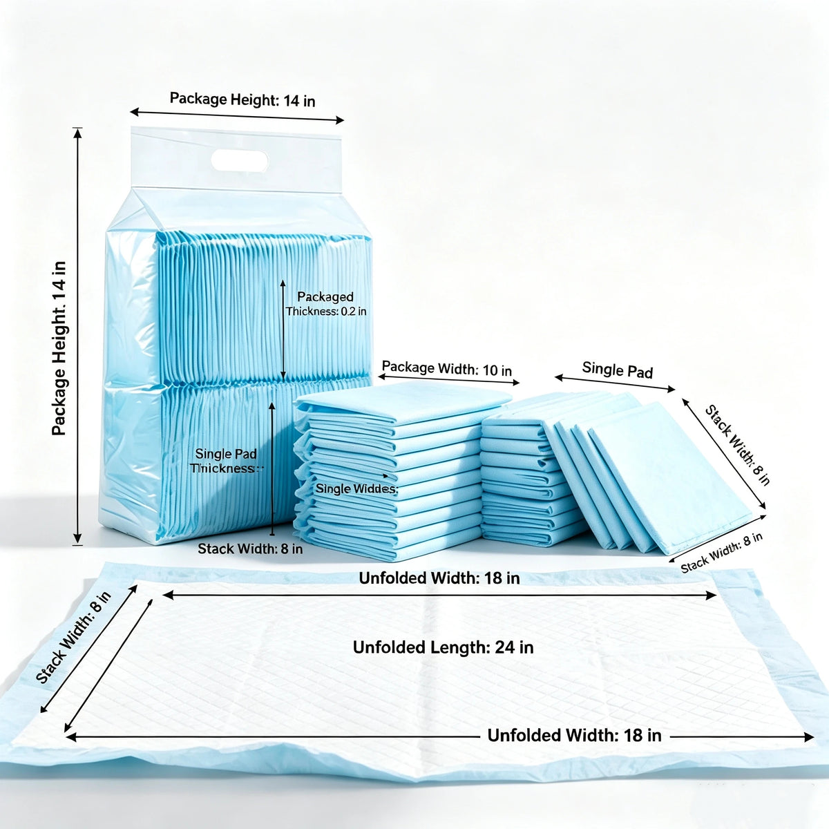 Super‑Absorbent Disposable Pet Training Pads