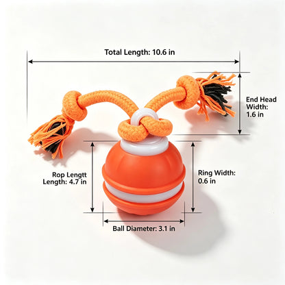 Interactive Electric Rope‑Ball Pet Chew Toy for Dogs